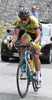 Jure Bitenc of Slovenia (Team Sava Kranj) climbing at hill Sorica at the third stage of Tour de Slovenie 2013. The third stage from Skofja Loka to Vrsic was 170 km long and it was held on Saturday, 15th of June, 2013 in Slovenia.
