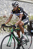 Torres Wilson Alexander Marentes of Colombia (Team Colombia Coldeportes) climbing at hill Sorica at the third stage of Tour de Slovenie 2013. The third stage from Skofja Loka to Vrsic was 170 km long and it was held on Saturday, 15th of June, 2013 in Slovenia.
