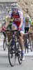 Tomaz Nose of Slovenia (Team Adria Mobil) climbing at hill Sorica at the third stage of Tour de Slovenie 2013. The third stage from Skofja Loka to Vrsic was 170 km long and it was held on Saturday, 15th of June, 2013 in Slovenia.

