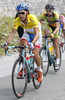Fabio Felline of Italy (Team Androni â€“ Giocattoli) climbing at hill Sorica at the third stage of Tour de Slovenie 2013. The third stage from Skofja Loka to Vrsic was 170 km long and it was held on Saturday, 15th of June, 2013 in Slovenia.
