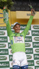 Winner Marcel Kittel of Germany (Team Argos Shimano) in green jersey at the flower ceremony of the first stage of 100th Tour de France 2013. The first stage from Porto Calvi to Bastia was 213 km long and it was held on Saturday, 29th of June, 2013 in Corsica, France.
