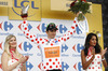 Juan Jose Lobato of Spain (Team Euskaltel Euskadi) at the flower ceremony of the first stage of 100th Tour de France 2013. The first stage from Porto Calvi to Bastia was 213 km long and it was held on Saturday, 29th of June, 2013 in Corsica, France.
