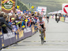 Second placed Riccardo Zoidl, AUT, Gourmetfein Simplon in finish of the 65th Tour of Austria, Stage 1, from Innsbruck to Kuehtai, Tyrol, Austria on 2013/06/30.
