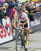 Second placed Riccardo Zoidl, AUT, Gourmetfein Simplon in finish of the 65th Tour of Austria, Stage 1, from Innsbruck to Kuehtai, Tyrol, Austria on 2013/06/30.
