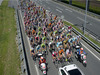 Peloton leaves Innsbruck during the 65th Tour of Austria, Stage 2, from Innsbruck to Kitzbuhler Horn, Tyrol, Austria on 2013/07/01.
