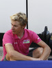 Dissapointed Damiano Cunego of Italy (Team Lampre - Merida) before the flight to Nice after the third stage of 100th Tour de France 2013. The third stage from Ajaccio to Calvi was 145,5 km long and it was held on Monday, 1st of July, 2013 in Corsica, France.
