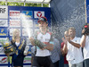 Stage winner Fabian Cancellara, SUI, (Radioshack Leopard) celebrates his victory after the 65th Tour of Austria, Stage 7, Podersdorf, Timetrail, Austria on 2013/07/06.
