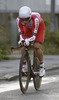 Pavel Brutt of Russia (Team Katusha) during the individual time trial of the first stage  of the Tour de Slovenie 2014. Individual time trial of the first stage of the Tour de Slovenie was 8,8km long and it was held on Thursday, 19th of June, 2014 in Ljubljana, Slovenija.
