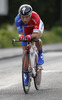 Klemen Stimulak of Slovenia (Team Adria Mobil) during the individual time trial of the first stage  of the Tour de Slovenie 2014. Individual time trial of the first stage of the Tour de Slovenie was 8,8km long and it was held on Thursday, 19th of June, 2014 in Ljubljana, Slovenija.
