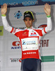 Michael Matthews of Australia (Team Orica Green Edge) in the red jersey as the best rider in points classification at the flower ceremony of the second stage of the Tour de Slovenie 2014. Second stage of the Tour de Slovenie from Ribnica to Kocevje was 160,7 km long and it was held on Friday, 20th of June, 2014 in Slovenija.
