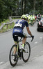 Grega Bole of Slovenia (Team Vinni Fantini Nippo) at the GC Strma reber during the second stage of the Tour de Slovenie 2014. Second stage of the Tour de Slovenie from Ribnica to Kocevje was 160,7 km long and it was held on Friday, 20th of June, 2014 in Slovenija.
