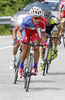 Klemen Stimulak of Slovenia (Team Adria Mobil) at GC of III. category Kosnica during the third stage of the Tour de Slovenie 2014. Third stage of the Tour de Slovenie from Rogaska Slatina to Sveti Trije kralji was 192 km long and it was held on Saturday, 21st of June, 2014 in Slovenija.
