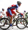 Kristjan Fajt of Slovenia (Team Adria Mobil) at GC of II. category Padeski Vrh during the third stage of the Tour de Slovenie 2014. Third stage of the Tour de Slovenie from Rogaska Slatina to Sveti Trije kralji was 192 km long and it was held on Saturday, 21st of June, 2014 in Slovenija.
