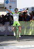 Winner Francesco Manuel Bongiorno of Italy (Team Bardiani Csf Inox) finishing the third stage of the Tour de Slovenie 2014. Third stage of the Tour de Slovenie from Rogaska Slatina to Sveti Trije kralji was 192 km long and it was held on Saturday, 21st of June, 2014 in Slovenija.
