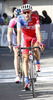 Radoslav Rogina of Croatia (Team Adria Mobil) finishing the third stage of the Tour de Slovenie 2014. Third stage of the Tour de Slovenie from Rogaska Slatina to Sveti Trije kralji was 192 km long and it was held on Saturday, 21st of June, 2014 in Slovenija.
