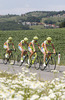 Team Neri Sottoli during the fourth stage of the Tour de Slovenie 2014. The fourth stage of the Tour de Slovenie from Skofja Loka to Novo mesto was 153 km long and it was held on Sunday, 22nd of June, 2014 in Slovenija.
