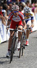 Pavel Kochetkov of Russia (Team Katusha) during the fourth stage of the Tour de Slovenie 2014. The fourth stage of the Tour de Slovenie from Skofja Loka to Novo mesto was 153 km long and it was held on Sunday, 22nd of June, 2014 in Slovenija.
