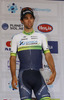 Third placed Michael Matthews of Australia (Team Orica Green Edge) at the flower ceremony at the last stage of the Tour de Slovenie 2014. The fourth stage of the Tour de Slovenie from Skofja Loka to Novo mesto was 153 km long and it was held on Sunday, 22nd of June, 2014 in Slovenija.
