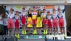 First placed Team Katusha of Russia during the Tour of Austria, Team Time Trial, in Wien, Austria on 2015/07/04.
