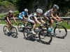 Lukas Pustlberger of Austria Yoann Paillot of France Daniel Lehner of Austria Guillaume Bonnafond of France during the Tour of Austria, 1st Stage, from Morbisch to Scheibbs, Scheibbs, Austria on 2015/07/05.
