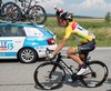 Race leader Gerald Ciolek of Germany during the Tour of Austria, 2nd Stage, from Litschau to Grieskirchens, Litschau, Austria on 2015/07/06.
