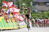 First paced Johann van Zyl of Republic South Africa during the Tour of Austria, 5th Stage, from Drobollach to Matrei in Osttirol, Matrei, Austria on 2015/07/09.
