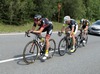 Lukas Postlberger of Austria Grischa Janorschke of Germany Johann van Zyl of South Africa during the Tour of Austria, 5th Stage, from Drobollach to Matrei in Osttirol, Drobollach, Austria on 2015/07/09.
