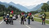 Commisaires stop the race during the Tour of Austria, 5th Stage, from Drobollach to Matrei in Osttirol, Matrei, Austria on 2015/07/09.
