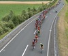 The peloton at the Drautal during the Tour of Austria, 5th Stage, from Drobollach to Matrei in Osttirol, Drobollach, Austria on 2015/07/09.
