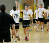 Players of Insport Skofja Loka, Slovenia and FBC Borovnica, Slovenia during quarter finals match of Floorball SLO Open 2009. Match between Insport Skofja Loka and FBC Borovnica ended with victory of Insport Skofja Loka, who defeated FBC Borovnica 3-1. Match was played in Ljubljana, Slovenia, on 22nd of August 2009.
