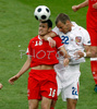 Switzerlands midfielder Tranquillo Barnetta, left, fights for the ball with Czech Republics defender David Rozehnal during the Euro 2008 Group A soccer match between Switzerland and Czech Republic at the St. Jakob Park (Joggeli) stadium in Basel, Switzerland, Saturday June 7, 2008.
