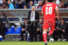 Czech Republics coach Karel Brueckner looks on during the Euro 2008 Group A soccer match between Switzerland and Czech Republic at the St. Jakob Park (Joggeli) stadium in Basel, Switzerland, Saturday June 7, 2008.
