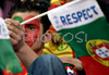 Portugals supporter prior to the Euro 2008 Group A soccer match between Portugal and Turkey at the Stade de Geneve stadium in Geneva, Switzerland, Saturday June 7, 2008.
