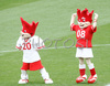 Uefa Euro 2008 Official Mascot before the Euro 2008 Group A soccer match between Switzerland and Czech Republic at the St. Jakob Park (Joggeli) stadium in Basel, Switzerland, Saturday June 7, 2008.
