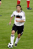 Germanys midfielder Torsten Frings controls the ball during the Euro 2008 Group B soccer match between Germany and Poland at the Woerthersee stadium in Klagenfurt, Austria, Sunday June 8, 2008.
