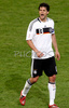 Germanys midfielder Michael Ballack reacts during the Euro 2008 Group B soccer match between Germany and Poland at the Woerthersee stadium in Klagenfurt, Austria, Sunday June 8, 2008.
