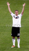 Germanys forward Lukas Podolski reacts during the Euro 2008 Group B soccer match between Germany and Poland at the Woerthersee stadium in Klagenfurt, Austria, Sunday June 8, 2008.
