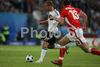 Germanys forward Lukas Podolski controls the ball during the Euro 2008 Group B soccer match between Germany and Poland at the Woerthersee stadium in Klagenfurt, Austria, Sunday June 8, 2008.
