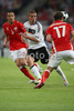 Germanys defender Heiko Westermann, Germanys forward Lukas Podolski and Polands midfielder Wojciech Lobodzinski (from left) during the Euro 2008 Group B soccer match between Germany and Poland at the Woerthersee stadium in Klagenfurt, Austria, Sunday June 8, 2008.
