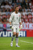 Polands goalkeeper Artur Boruc reacts during the Euro 2008 Group B soccer match between Germany and Poland at the Woerthersee stadium in Klagenfurt, Austria, Sunday June 8, 2008.

