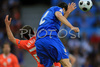 Netherlands midfielder Rafael van der Vaart, left, fights for the ball with Italys defender Christian Panucci during the Euro 2008 Group C soccer match between Netherlands and Italy at the Stade de Suisse stadium in Berne, Switzerland, Monday June 9, 2008.

