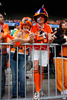 Netherlands fans look on prior to the kick off of the Euro 2008 Group C soccer match between Netherlands and Italy at the Stade de Suisse stadium in Berne, Switzerland, Monday June 9, 2008.
