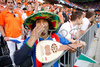 A Italian fan looks on prior to the kick off of the Euro 2008 Group C soccer match between Netherlands and Italy at the Stade de Suisse stadium in Berne, Switzerland, Monday June 9, 2008.
