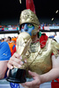 A Italian fan looks on prior to the kick off of the Euro 2008 Group C soccer match between Netherlands and Italy at the Stade de Suisse stadium in Berne, Switzerland, Monday June 9, 2008.
