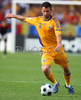 Romanias defender Razvan Rat controls the ball during the Euro 2008 Group C soccer match between Romania and France at the Letzigrund stadium in Zurich, Switzerland, Monday June 9, 2008.
