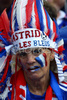 A Frances fan looks on prior to the Euro 2008 Group C soccer match between Romania and France at the Letzigrund stadium in Zurich, Switzerland, Monday June 9, 2008.
