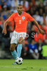 Netherlands midfielder Orlando Engelaar controls the ball during the Euro 2008 Group C soccer match between Netherlands and Italy at the Stade de Suisse stadium in Berne, Switzerland, Monday June 9, 2008.
