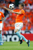 Netherlands midfielder Rafael van der Vaart controls the ball during the Euro 2008 Group C soccer match between Netherlands and Italy at the Stade de Suisse stadium in Berne, Switzerland, Monday June 9, 2008.
