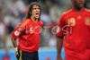 Spains defender Carles Puyol shouts during the Euro 2008 Group D soccer match between Spain and Russia at the Tivoli Neu stadium in Innsbruck, Austria, Tuesday June 10, 2008.
