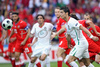 Portugals forward Cristiano Ronaldo in action during the Euro 2008 Group A soccer match between Czech Republic and Portugal at the Stade de Geneve stadium in Geneva, Switzerland, Wednesday June 11, 2008.
